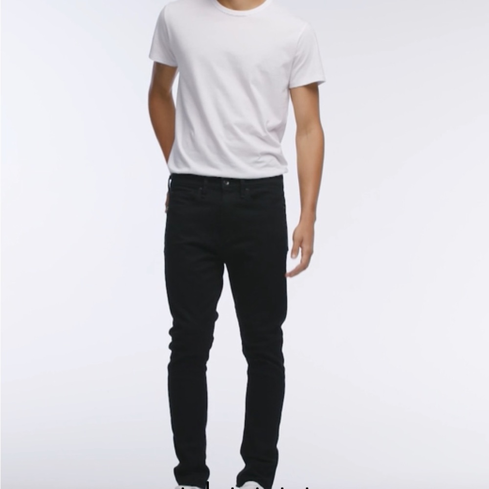Rag & Bone Standard Issue Fit 2 Slim Leg black jeans